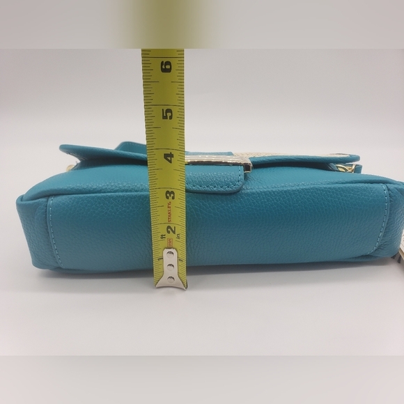 962- Divina Firenze Crossbody Bag Genuine Italian Leather Detachable NWT - Picture 7 of 11